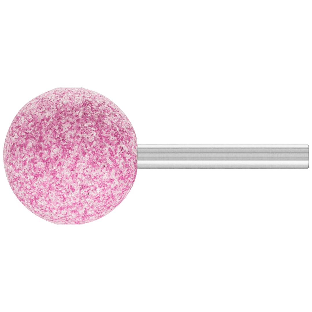 PFERD TOOLS STEEL Schleifstift Kugel Ø 32x32 mm Schaft-Ø 6 mm A46 für Stahl- und Stahlguss