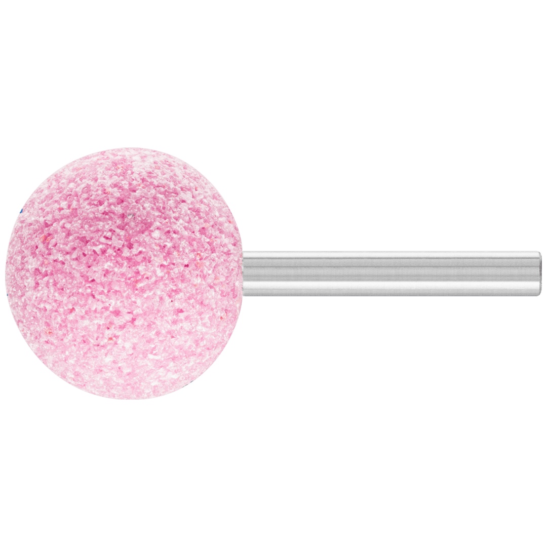 PFERD TOOLS STEEL EDGE Schleifstift Kugel Ø 32x32 mm Schaft-Ø 6 mm A24 für Stahl- und Stahlguss