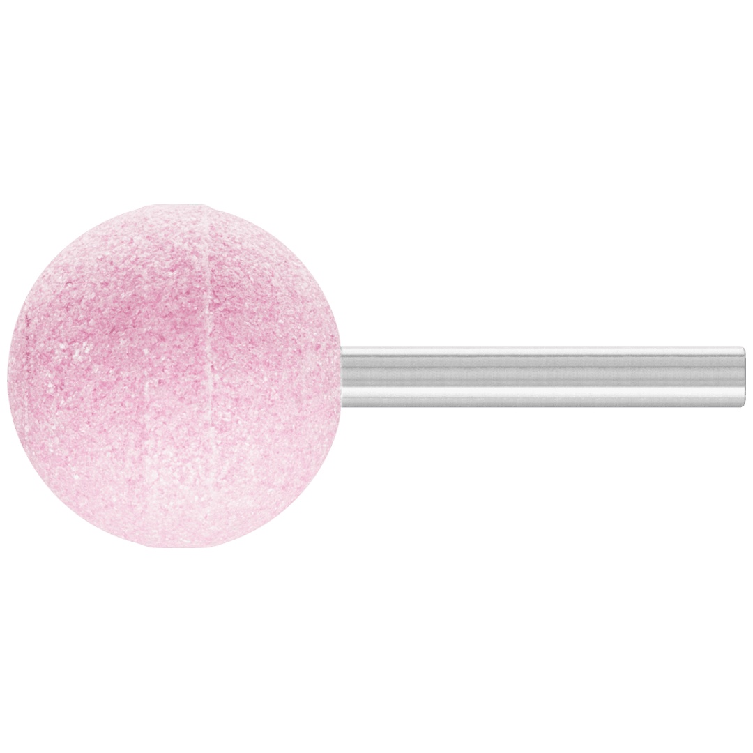 PFERD TOOLS STEEL EDGE Schleifstift Kugel Ø 32x32 mm Schaft-Ø 6 mm A46 für Stahl- und Stahlguss