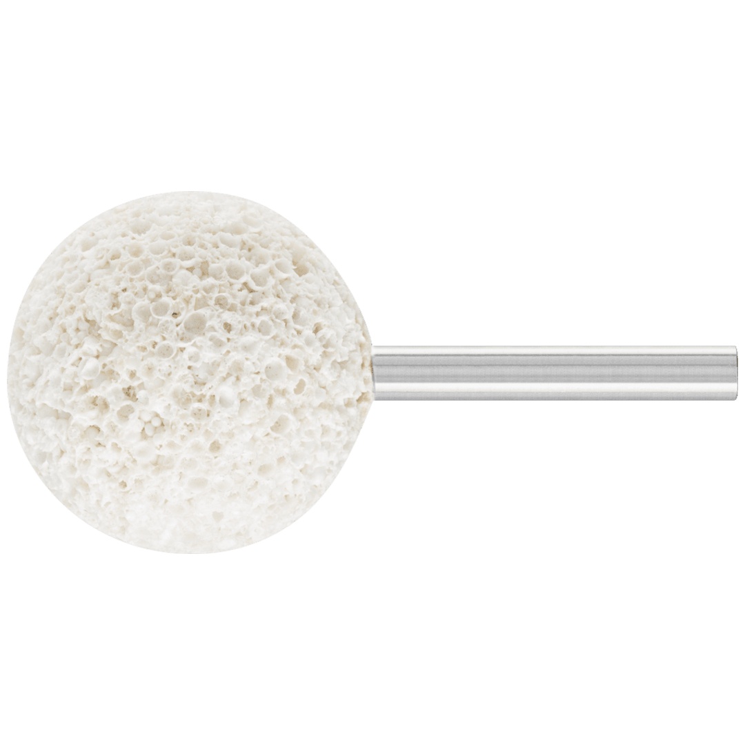 PFERD TOOLS RUBBER Schleifstift Kugel Ø 40x40mm Schaft-Ø 6 mm AH2 für Gummi