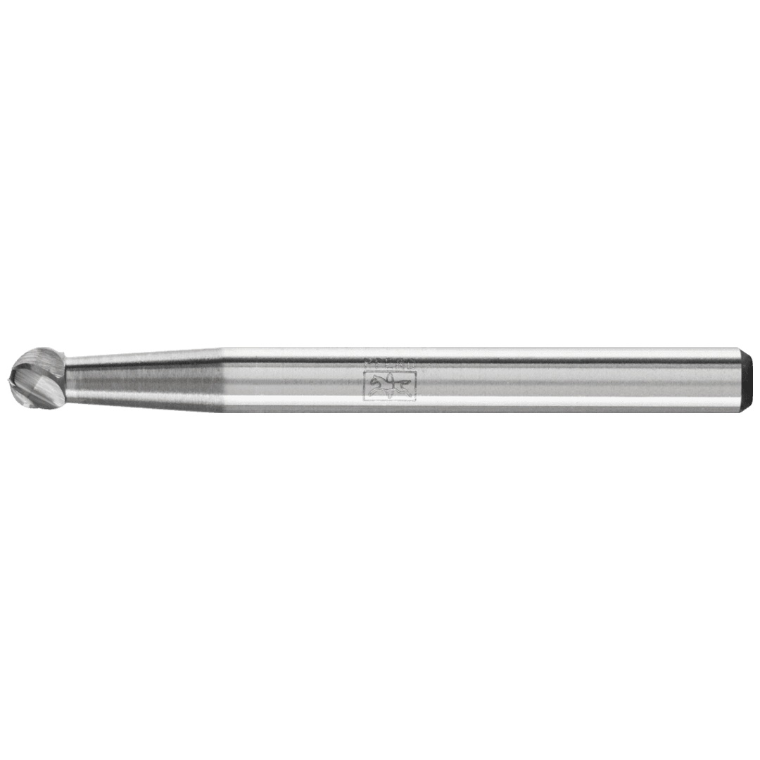 PFERD TOOLS Hartmetall Hochleistungsfrässtift ALU Kugel KUD Ø 03x02mm Schaft-Ø 3mm für Alu/NE Metalle