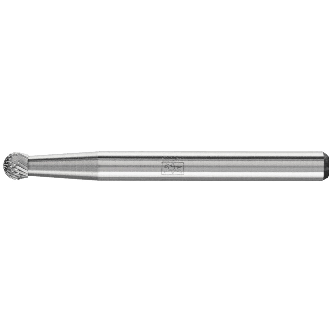 PFERD TOOLS Hartmetall Hochleistungsfrässtift MICRO Kugel KUD Ø 03x02 mm Schaft-Ø 3 mm Feinbearbeitung