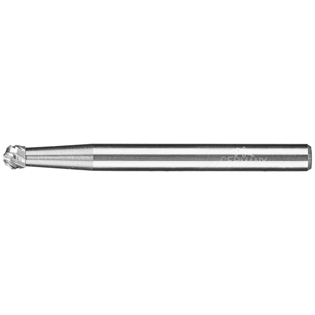 PFERD TOOLS Hartmetall Hochleistungsfrässtift Kugel KUD Ø 03x02 mm Schaft-Ø 3 mm TITANIUM für Titan