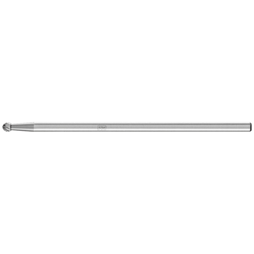 PFERD TOOLS Hartmetall Frässtift Kugel KUD Ø 03x02 mm Schaft-Ø 3x75 mm Z3P universal mittel kreuzverzahnt