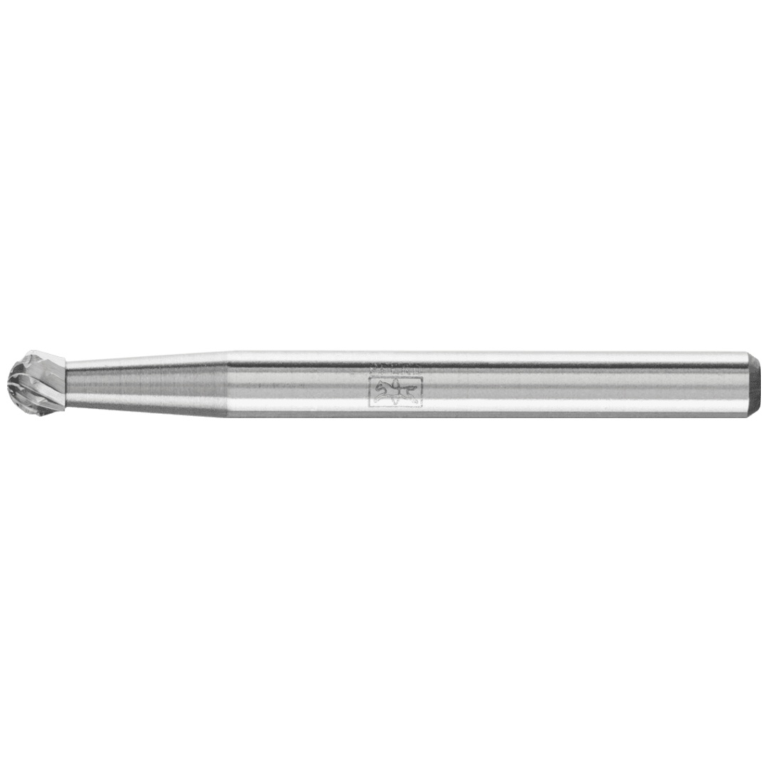 PFERD TOOLS Hartmetall Frässtift Kugel KUD Ø 03x02 mm Schaft-Ø 3 mm Z4 universal mittel fein
