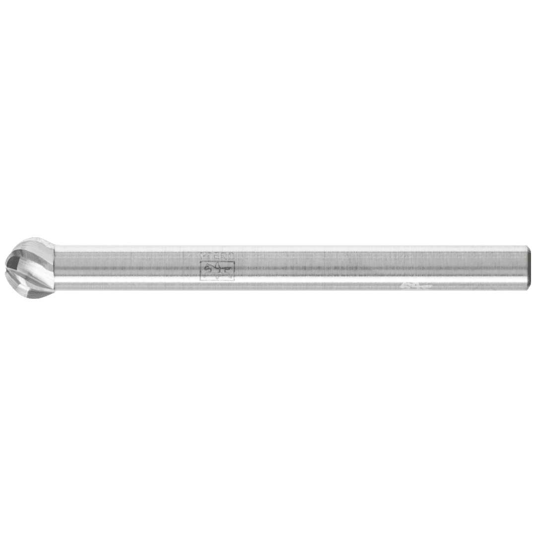 PFERD TOOLS Hartmetall Hochleistungsfrässtift INOX Kugel KUD Ø 04x03 mm Schaft-Ø 3 mm für Edelstahl