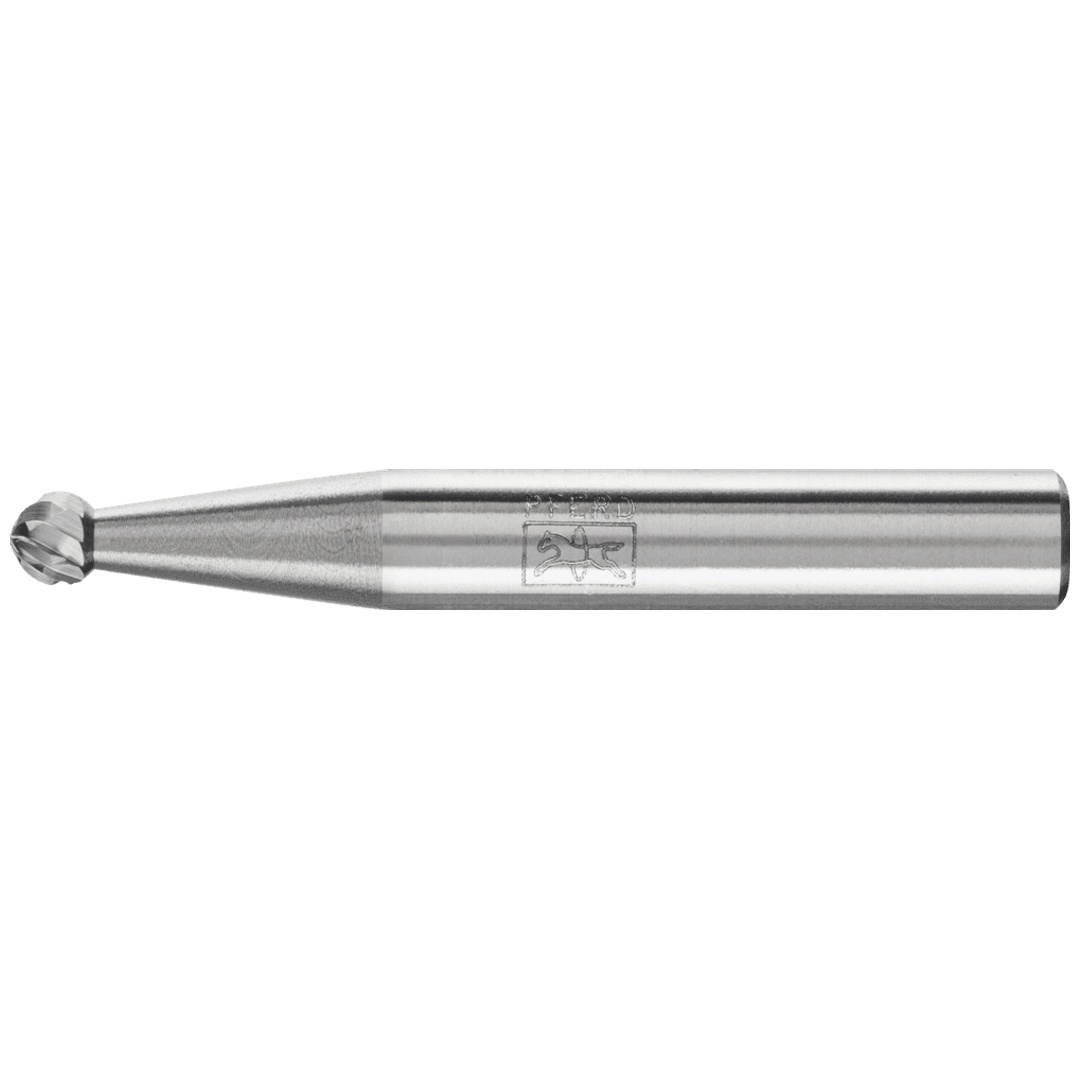 PFERD TOOLS Hartmetall Frässtift Kugel KUD Ø 04x03 mm Schaft-Ø 6 mm Z3P universal mittel kreuzverzahnt