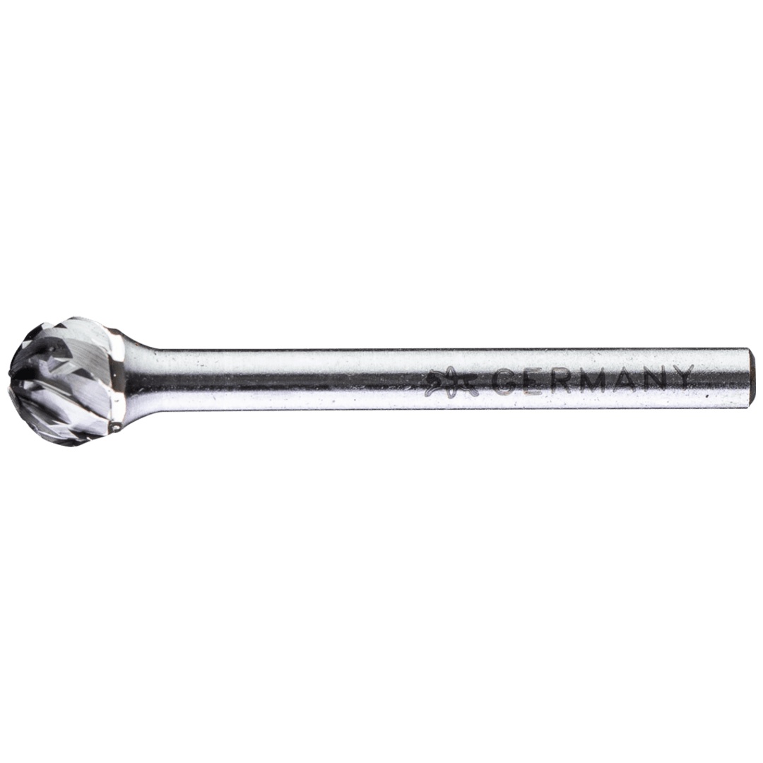 PFERD TOOLS Hartmetall Hochleistungsfrässtift ALLROUND Kugel KUD Ø06x05 mm Schaft-Ø 3 mm universal grob
