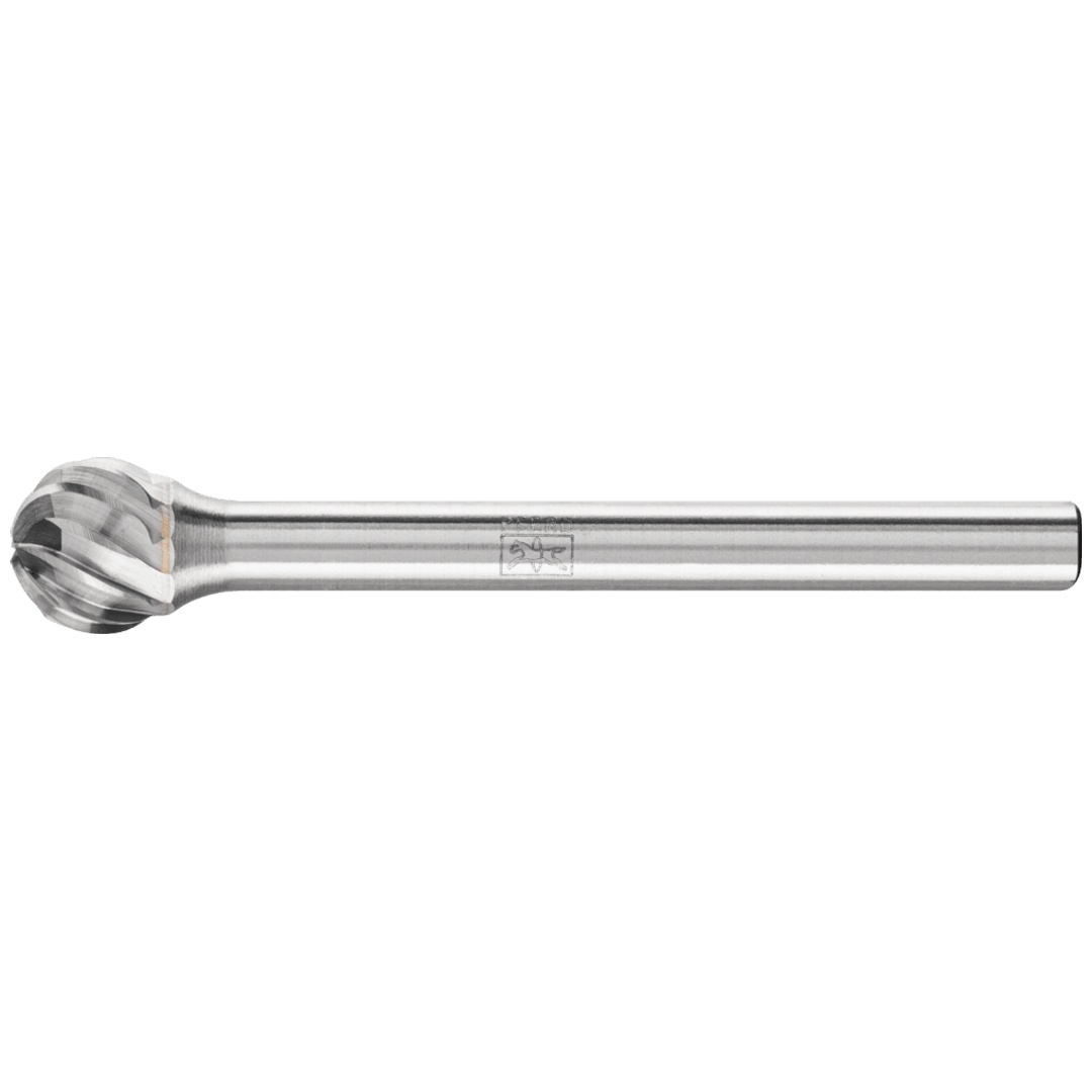 PFERD TOOLS Hartmetall Hochleistungsfrässtift INOX Kugel KUD Ø 06x05 mm Schaft-Ø 3 mm für Edelstahl