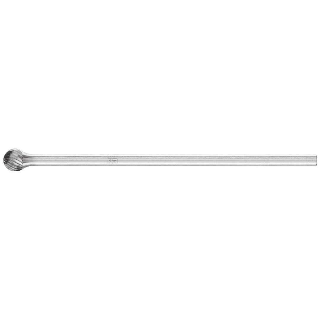 PFERD TOOLS Hartmetall Frässtift Kugel KUD Ø 06x05 mm Schaft-Ø 3x75 mm Z5 universal fein
