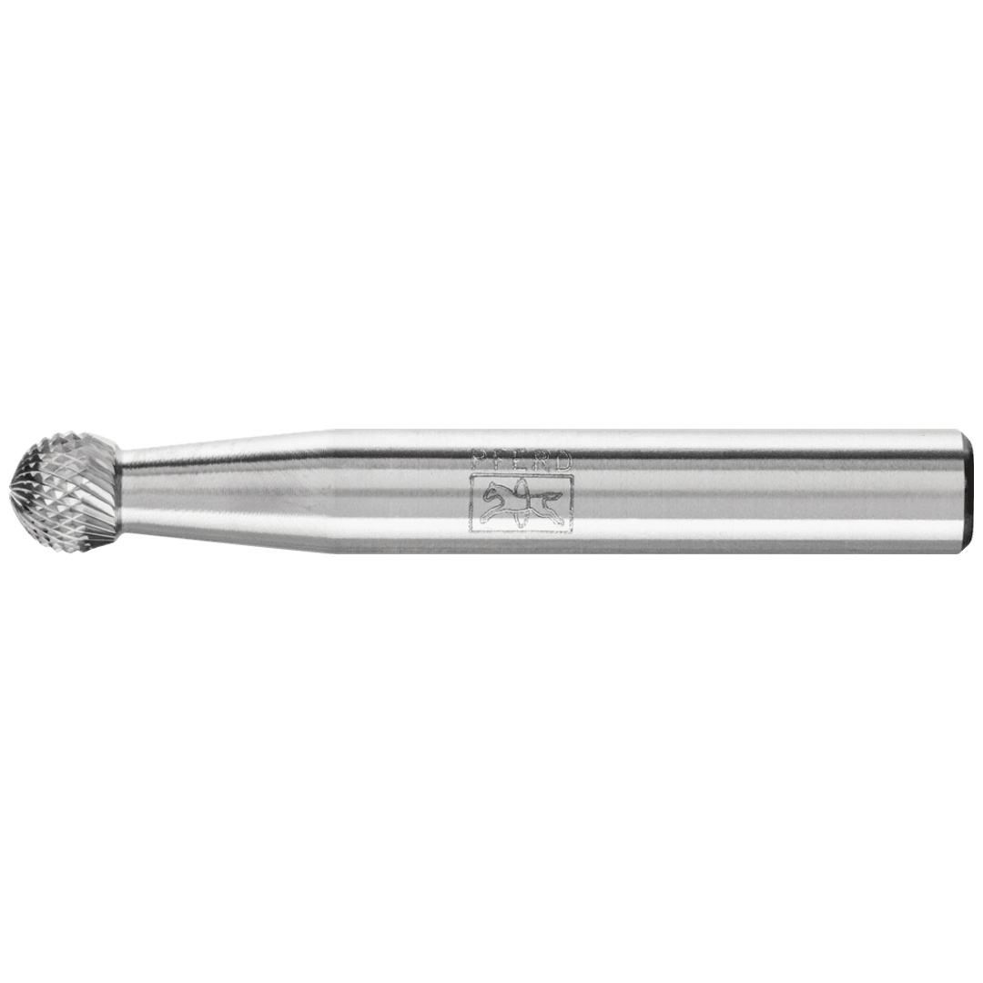 PFERD TOOLS Hartmetall Hochleistungsfrässtift MICRO Kugel KUD Ø 06x05 mm Schaft-Ø 6 mm Feinbearbeitung