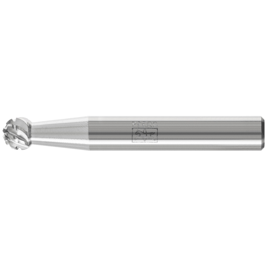 PFERD TOOLS Hartmetall Hochleistungsfrässtift Kugel KUD Ø 06x05 mm Schaft-Ø 6 mm TITANIUM für Titan