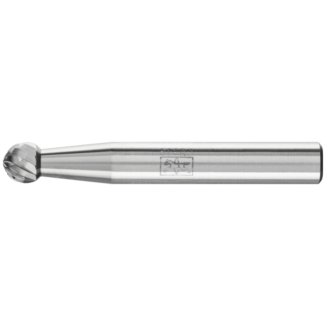 PFERD TOOLS Hartmetall Frässtift Kugel KUD Ø 06x05 mm Schaft-Ø 6 mm Z3P universal mittel kreuzverzahnt