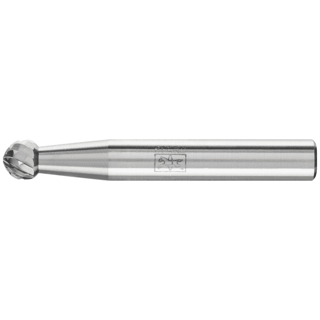PFERD TOOLS Hartmetall Frässtift Kugel KUD Ø 06x05 mm Schaft-Ø 6 mm Z4 universal mittel fein