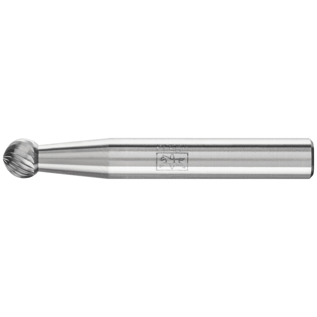 PFERD TOOLS Hartmetall Frässtift Kugel KUD Ø 06x05 mm Schaft-Ø 6 mm Z5 universal fein