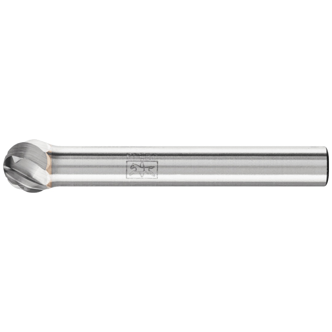 PFERD TOOLS Hartmetall Hochleistungsfrässtift NON-FERROUS Kugel KUD Ø 08x07 mm Schaft-Ø 6 mm NE-Metalle
