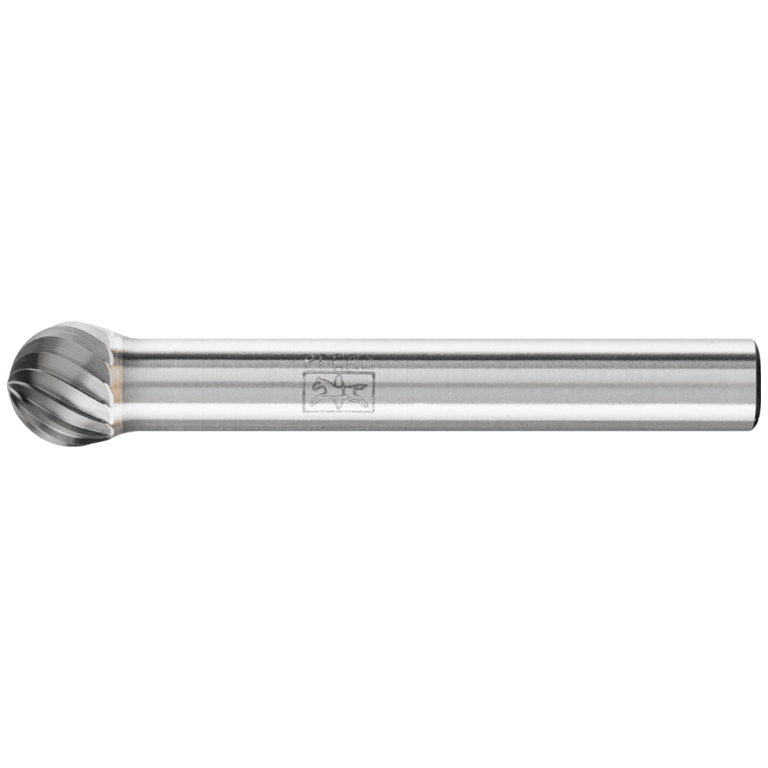 PFERD TOOLS Hartmetall Frässtift Kugel KUD Ø 08x07 mm Schaft-Ø 6 mm Z3 universal mittel