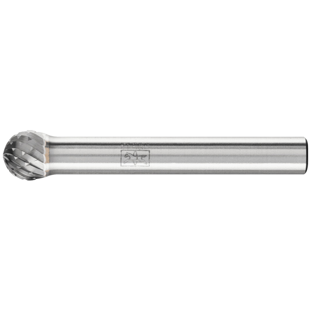 PFERD TOOLS Hartmetall Frässtift Kugel KUD Ø 08x07 mm Schaft-Ø 6 mm Z4 universal mittel fein