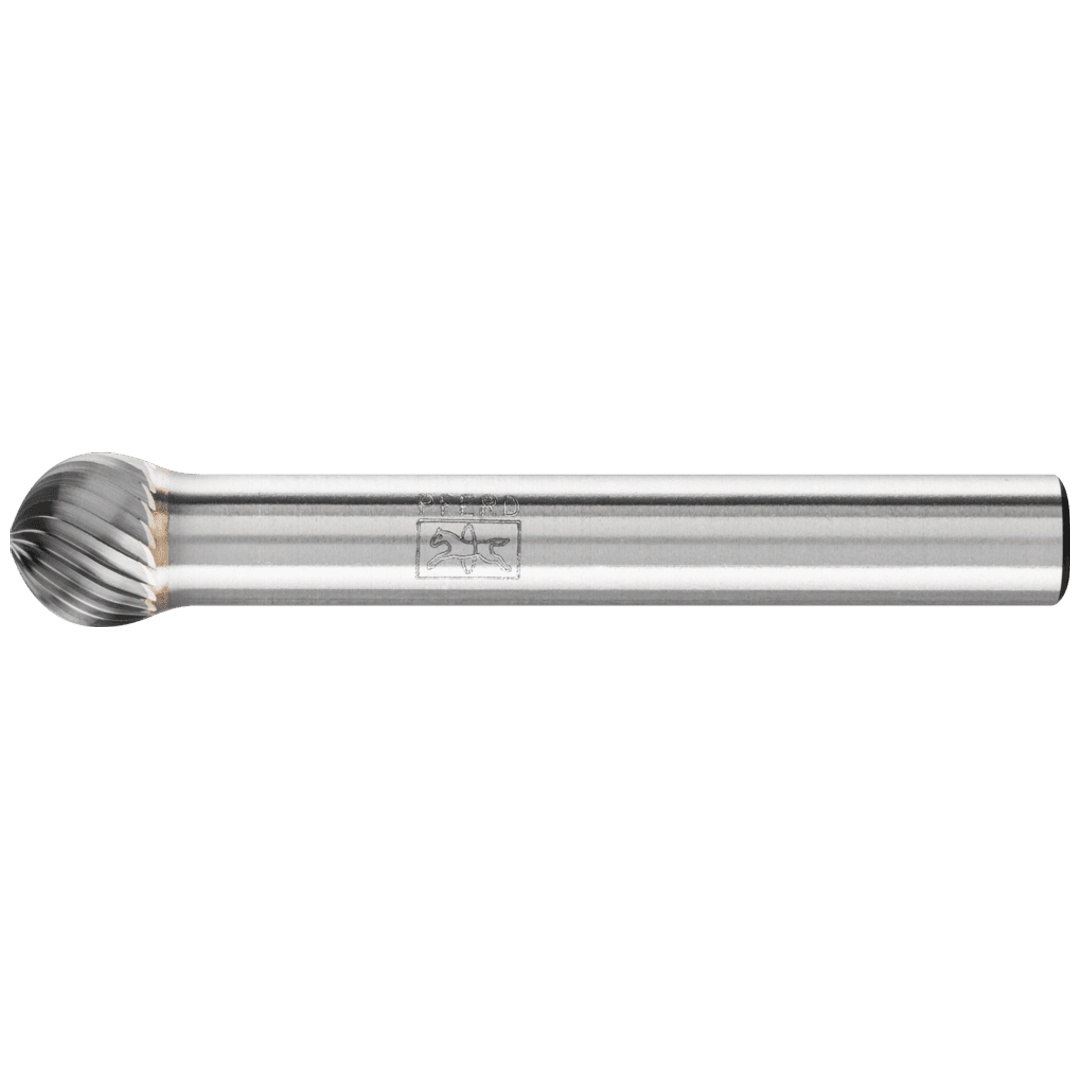 PFERD TOOLS Hartmetall Frässtift Kugel KUD Ø 08x07 mm Schaft-Ø 6 mm Z5 universal fein