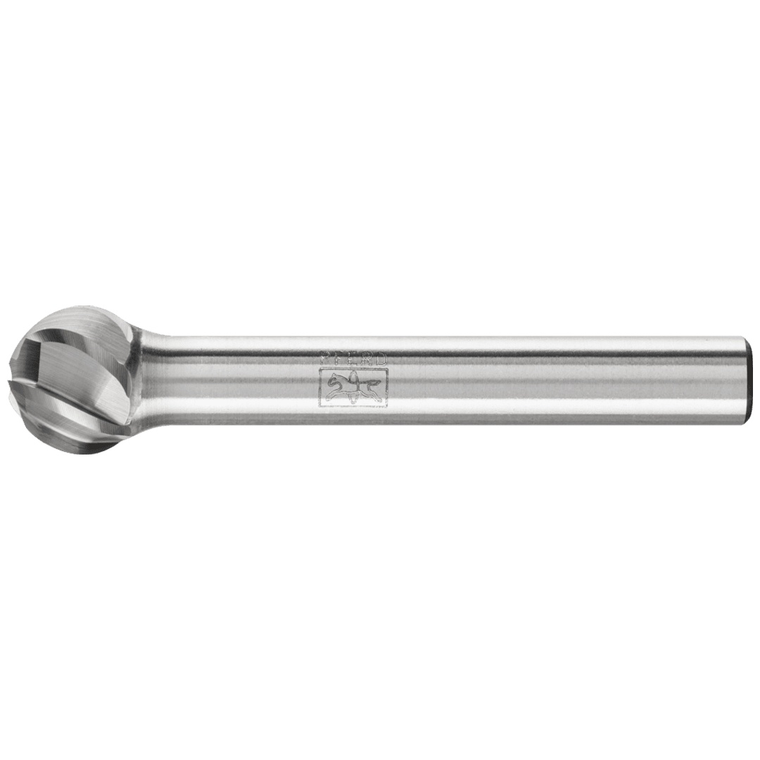 PFERD TOOLS Hartmetall Hochleistungsfrässtift ALU Kugel KUD Ø 10x09mm Schaft-Ø 6mm für Alu/NE Metalle