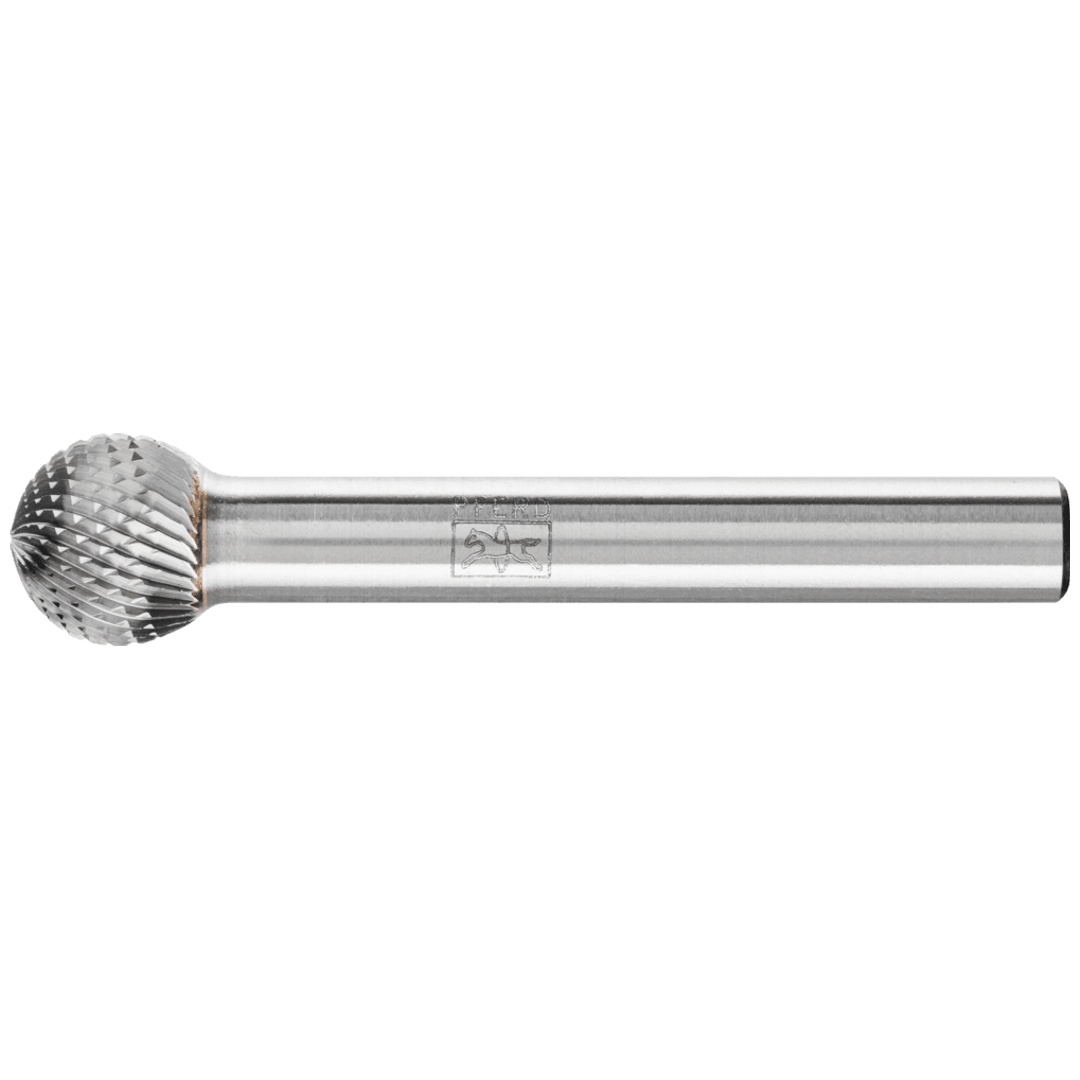 PFERD TOOLS Hartmetall Hochleistungsfrässtift MICRO Kugel KUD Ø 10x09 mm Schaft-Ø 6 mm Feinbearbeitung