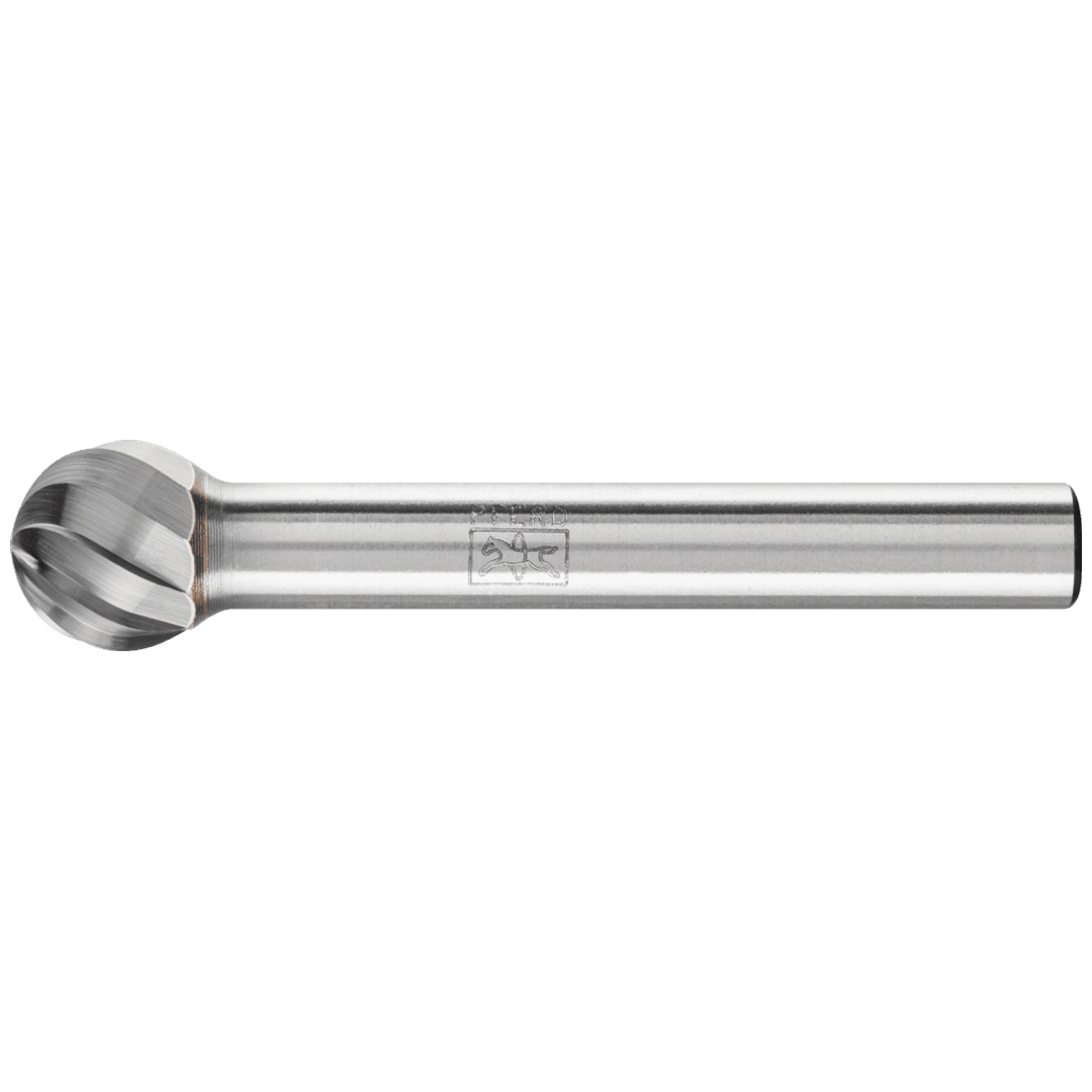 PFERD TOOLS Hartmetall Frässtift Kugel KUD Ø 10x09 mm Schaft-Ø 6 mm Z1 universal grob
