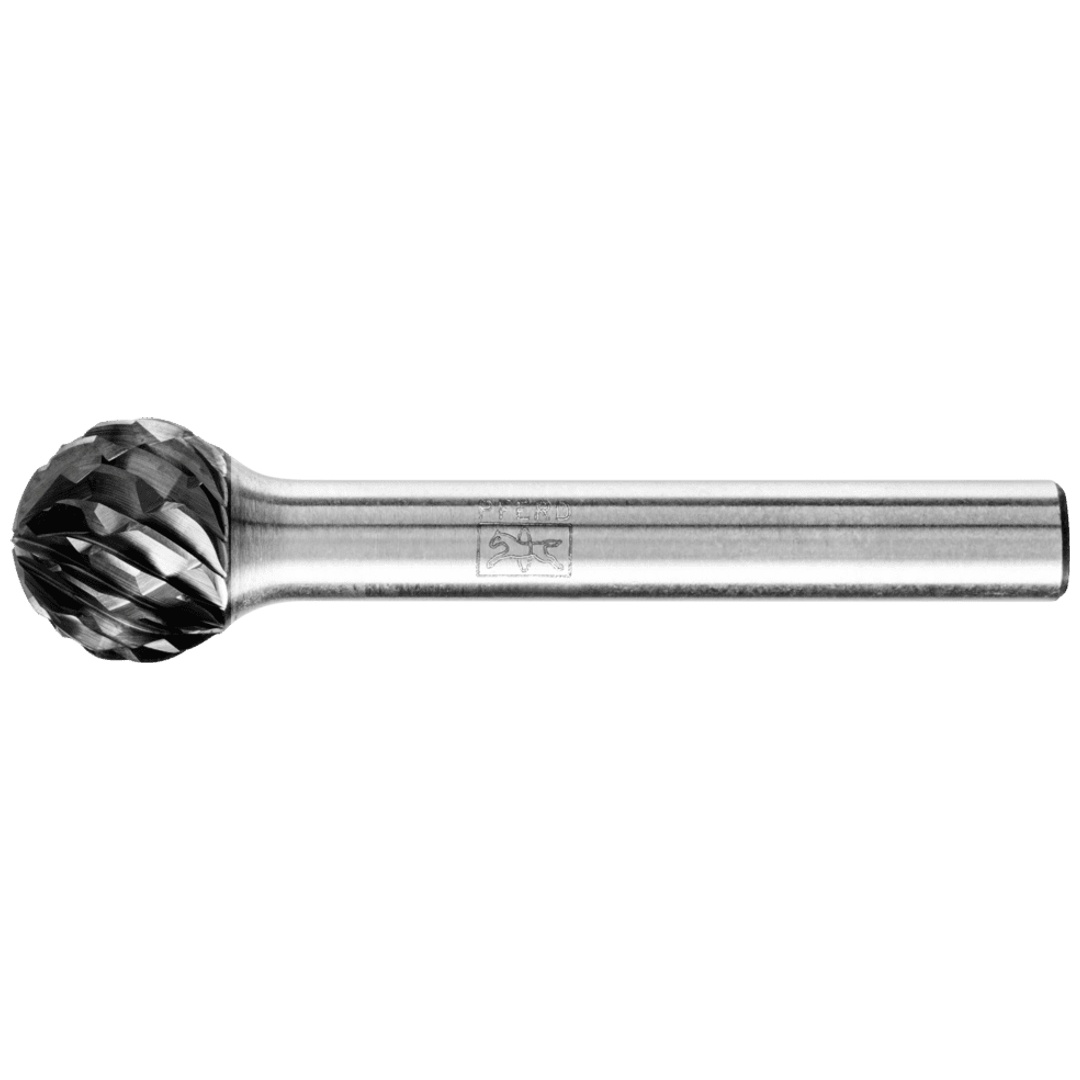 PFERD TOOLS Hartmetall Hochleistungsfrässtift ALLROUND Kugel KUD Ø 12x10mm Schaft-Ø 6 mm HICOAT universal