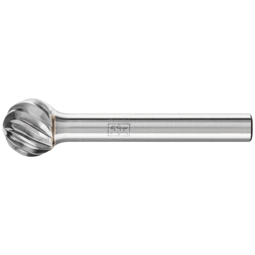 PFERD TOOLS Hartmetall Hochleistungsfrässtift INOX Kugel KUD Ø 12x10mm Schaft-Ø 6 mm für Edelstahl