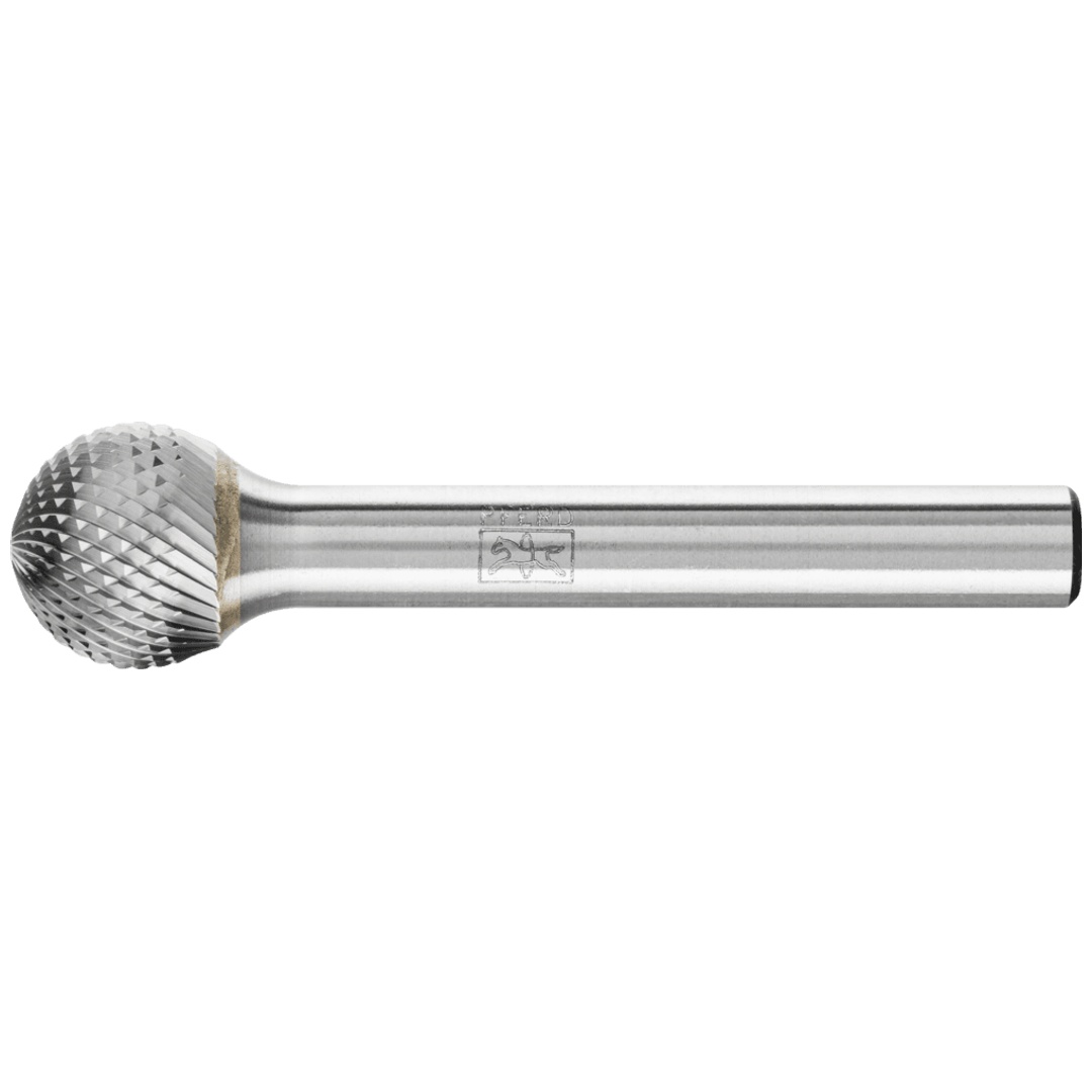 PFERD TOOLS Hartmetall Hochleistungsfrässtift MICRO Kugel KUD Ø 12x10mm Schaft-Ø 6 mm Feinbearbeitung