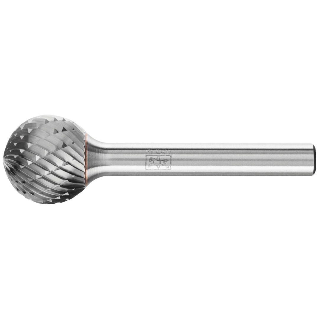 PFERD TOOLS Hartmetall Frässtift Kugel KUD Ø 16x14 mm Schaft-Ø 6 mm Z3P universal mittel kreuzverzahnt