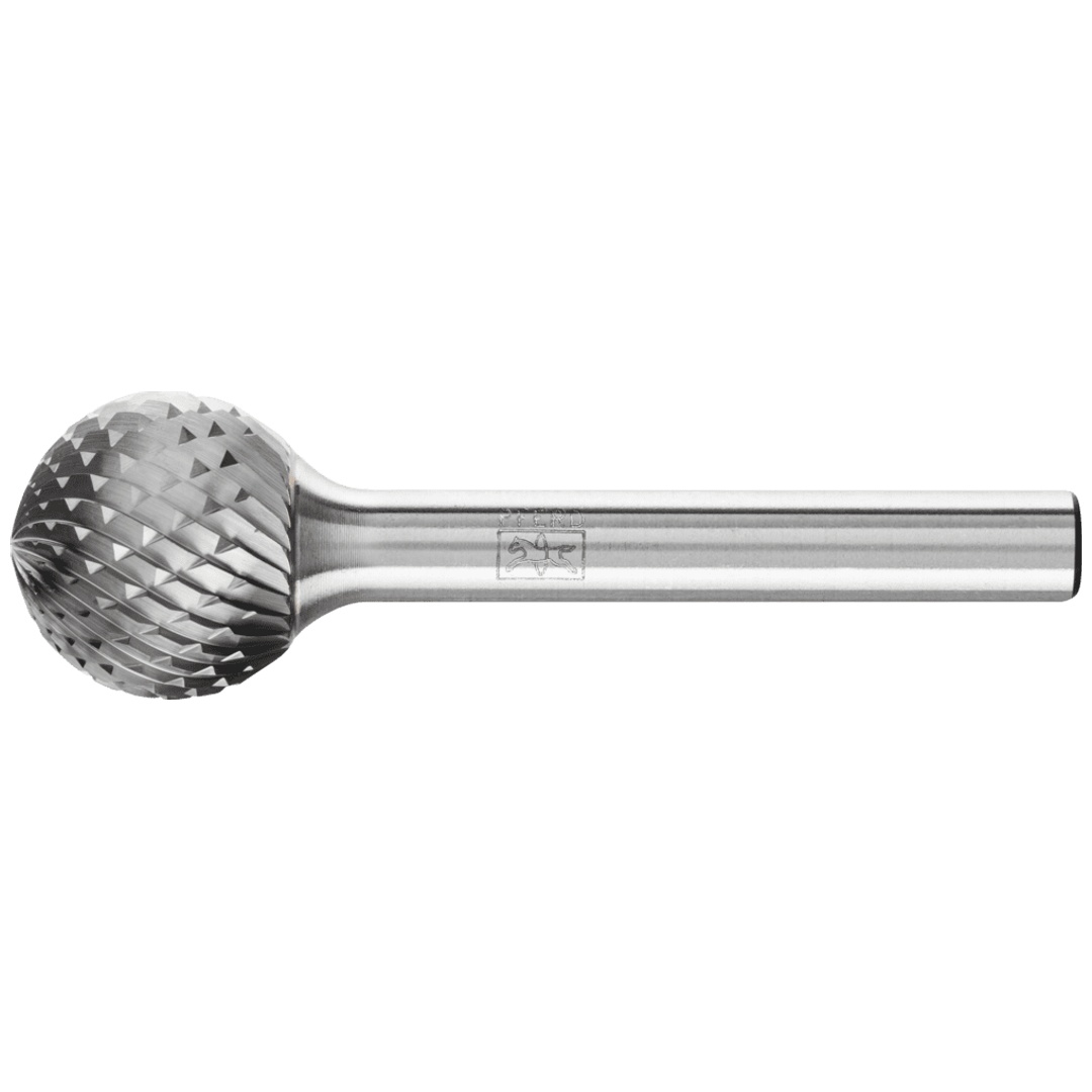 PFERD TOOLS Hartmetall Frässtift Kugel KUD Ø 16x14 mm Schaft-Ø 6 mm Z4 universal mittel fein