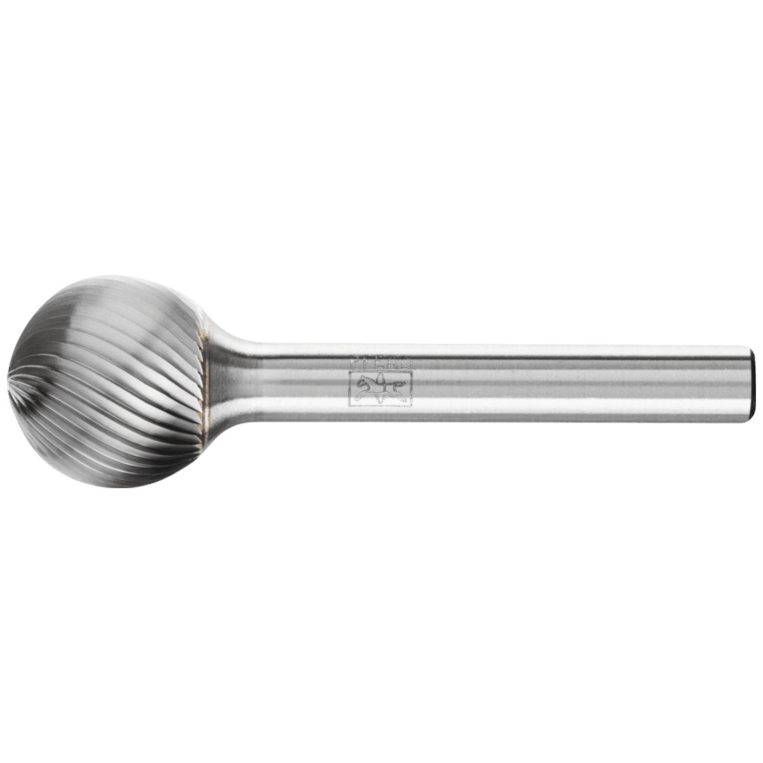PFERD TOOLS Hartmetall Frässtift Kugel KUD Ø 16x14 mm Schaft-Ø 6 mm Z5 universal fein