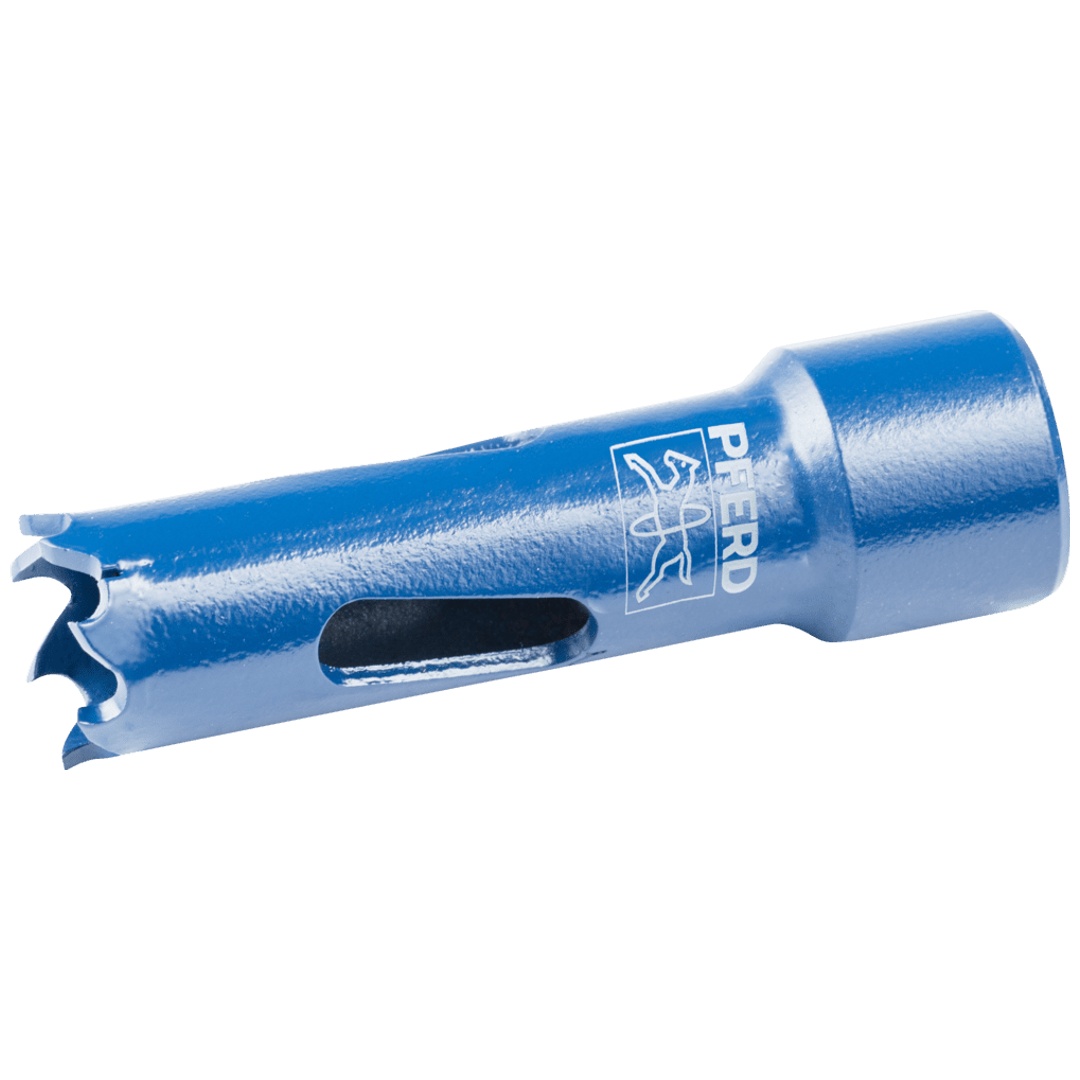 PFERD TOOLS Bi-Metall Lochsäge Co8/M42 Ø 14 mm Schnitttiefe 34 mm für Stahl, Edelstahl, Blech, Holz