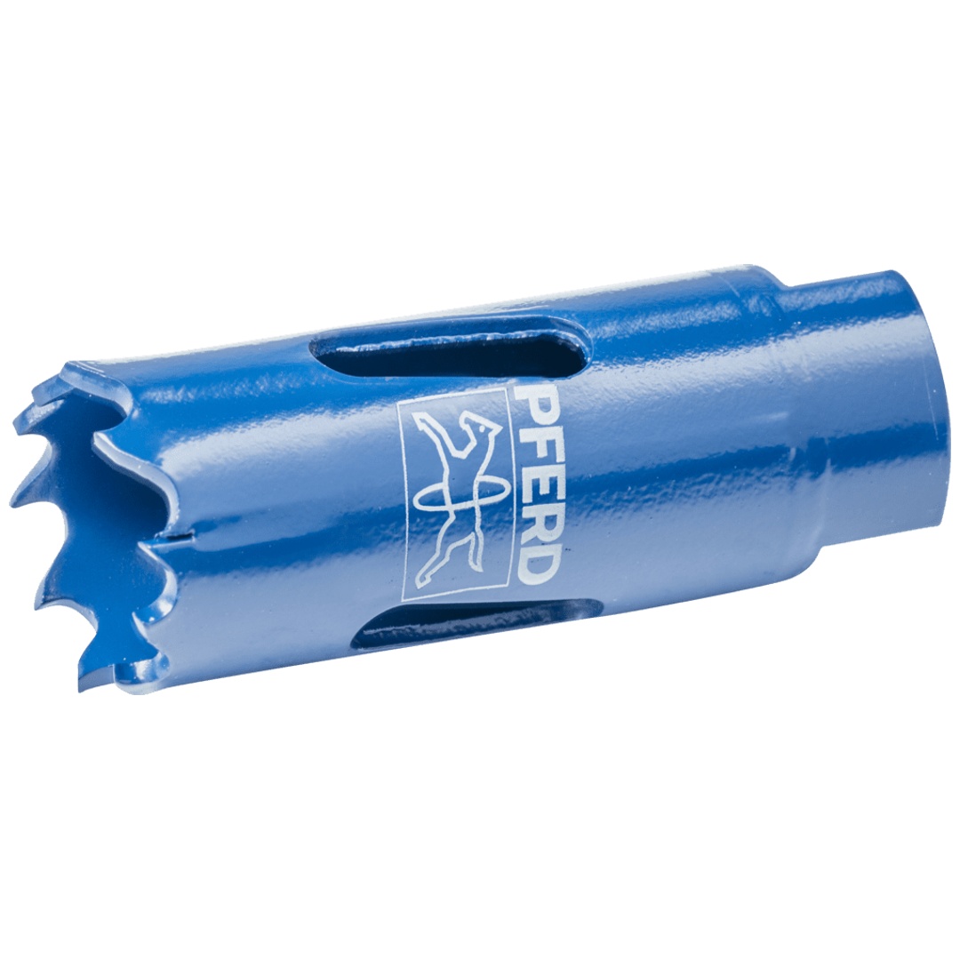 PFERD TOOLS Bi-Metall Lochsäge Co8/M42 Ø 19 mm Schnitttiefe 36 mm für Stahl, Edelstahl, Blech, Holz