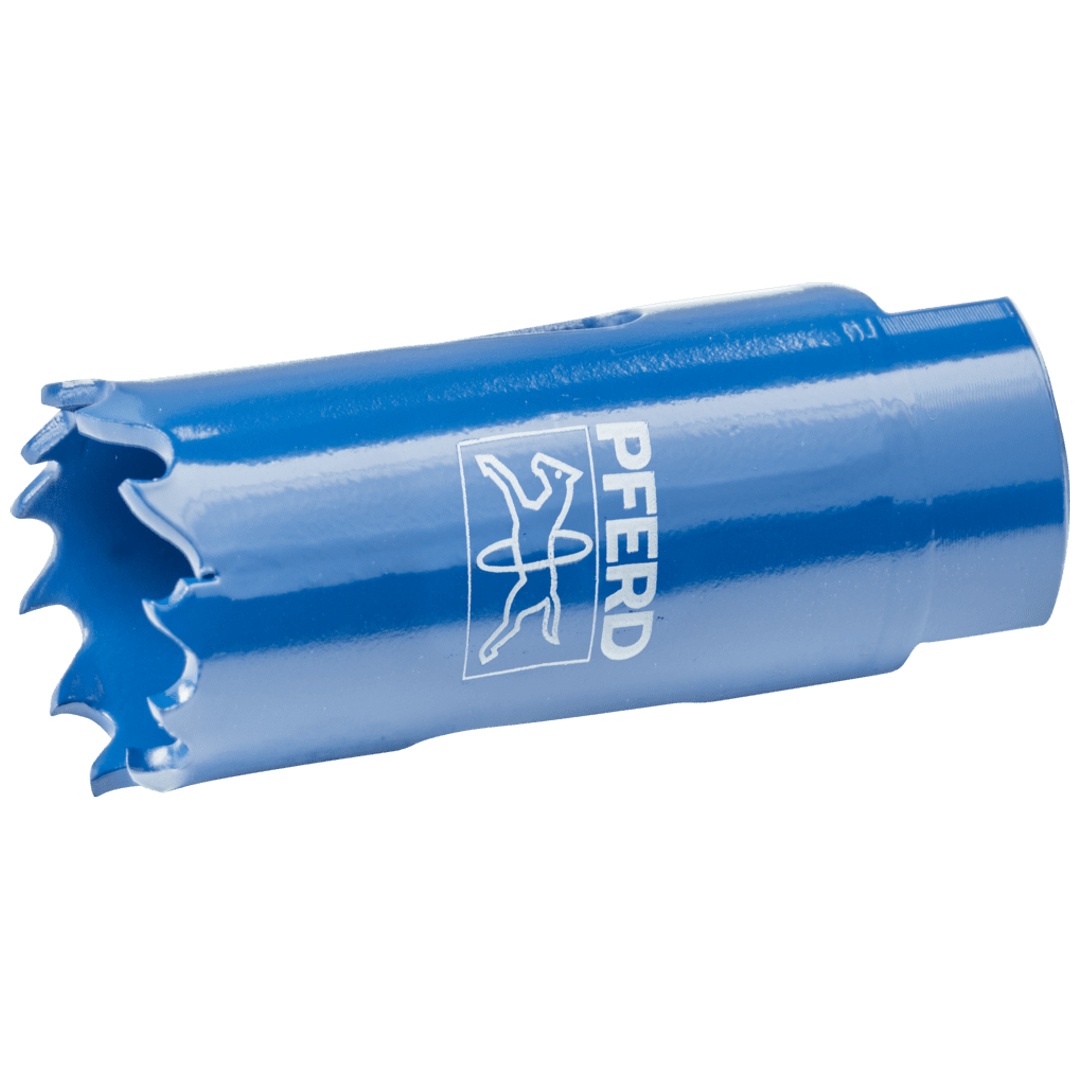 PFERD TOOLS Bi-Metall Lochsäge Co8/M42 Ø 21 mm Schnitttiefe 36 mm für Stahl, Edelstahl, Blech, Holz