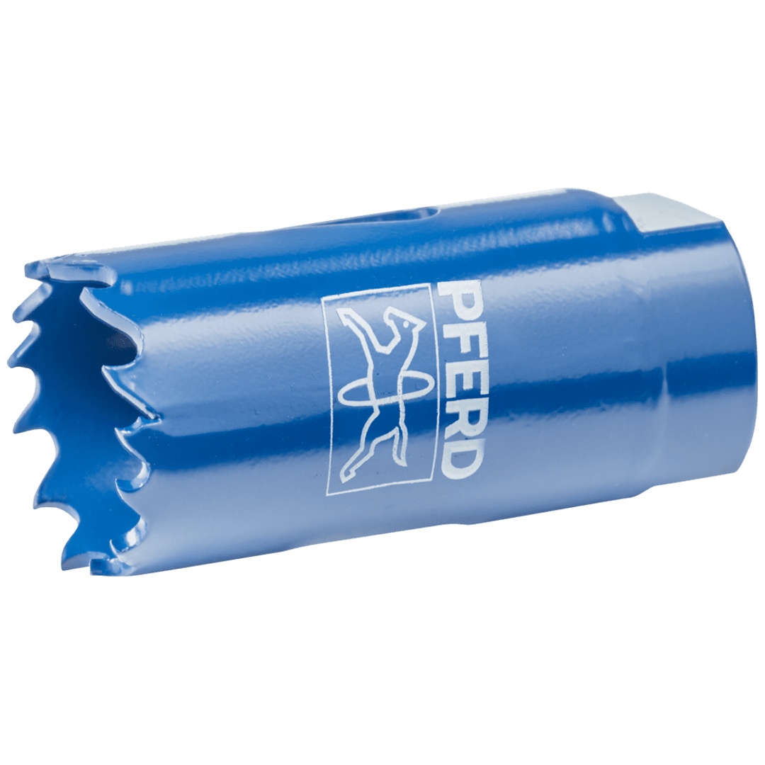 PFERD TOOLS Bi-Metall Lochsäge Co8/M42 Ø 24 mm Schnitttiefe 36 mm für Stahl, Edelstahl, Blech, Holz