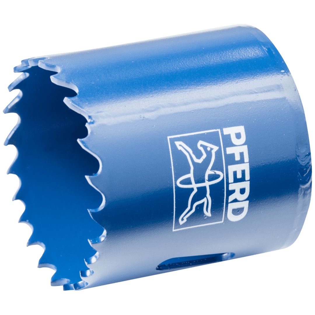 PFERD TOOLS Bi-Metall Lochsäge Co8/M42 Ø 43 mm Schnitttiefe 31 mm für Stahl, Edelstahl, Blech, Holz