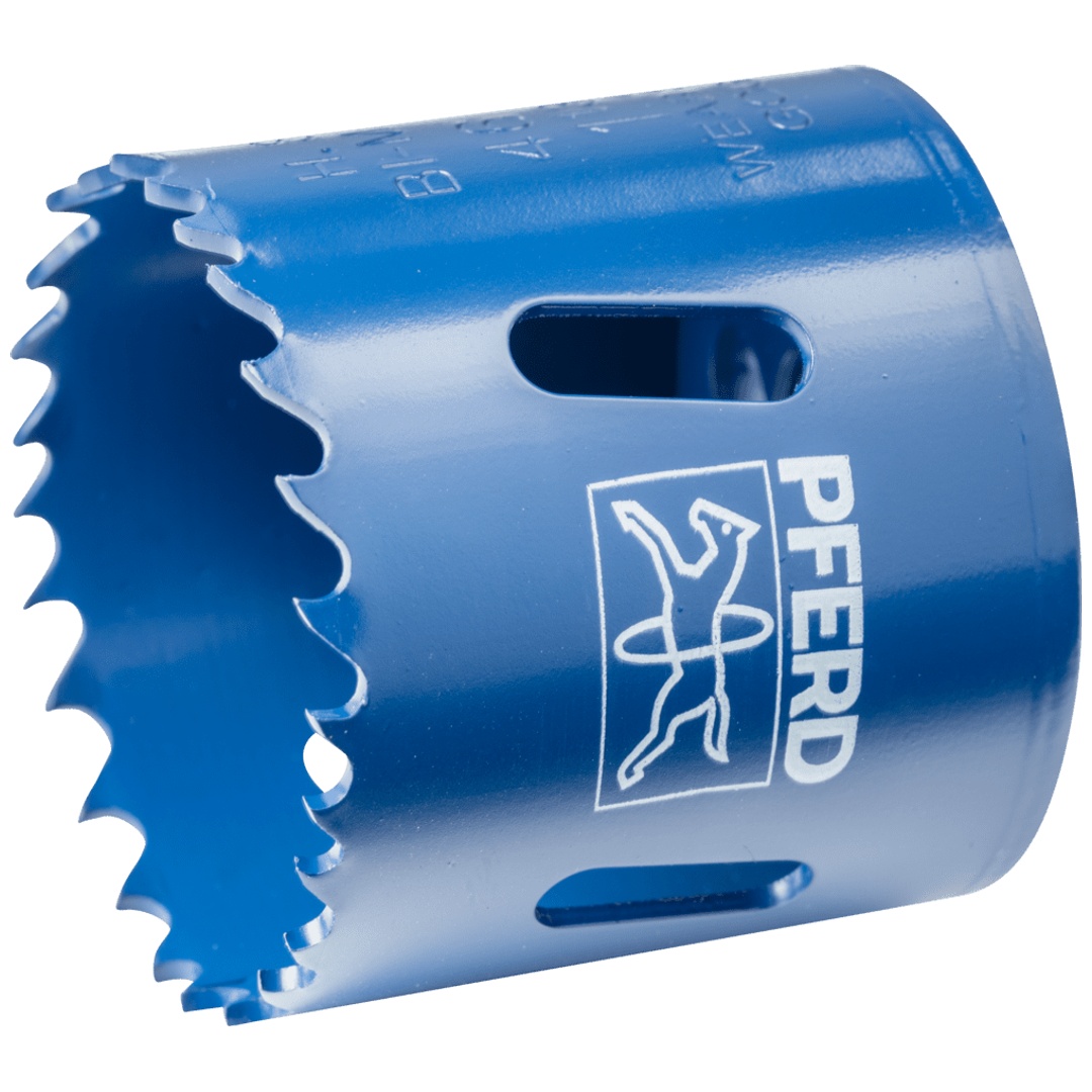 PFERD TOOLS Bi-Metall Lochsäge Co8/M42 Ø 46 mm Schnitttiefe 31 mm für Stahl, Edelstahl, Blech, Holz