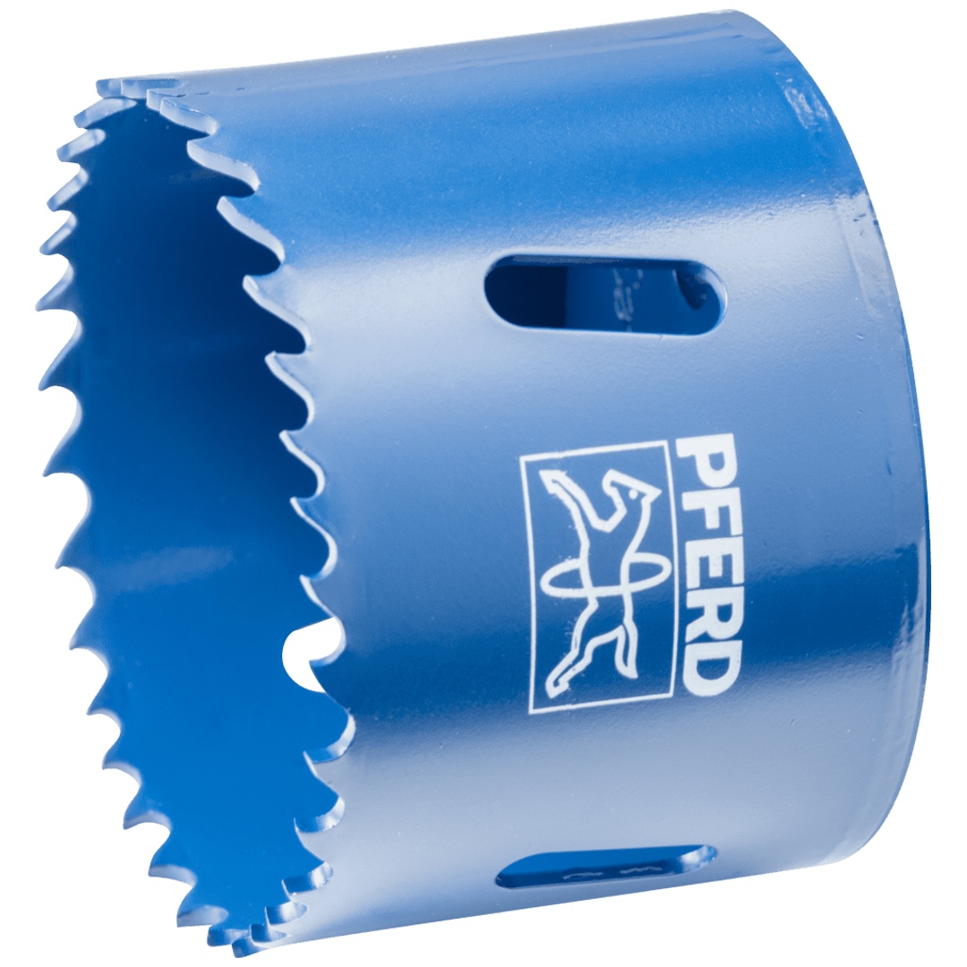 PFERD TOOLS Bi-Metall Lochsäge Co8/M42 Ø 59 mm Schnitttiefe 31 mm für Stahl, Edelstahl, Blech, Holz