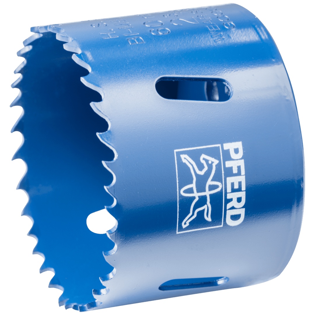 PFERD TOOLS Bi-Metall Lochsäge Co8/M42 Ø 60mm Schnitttiefe 31 mm für Stahl, Edelstahl, Blech, Holz