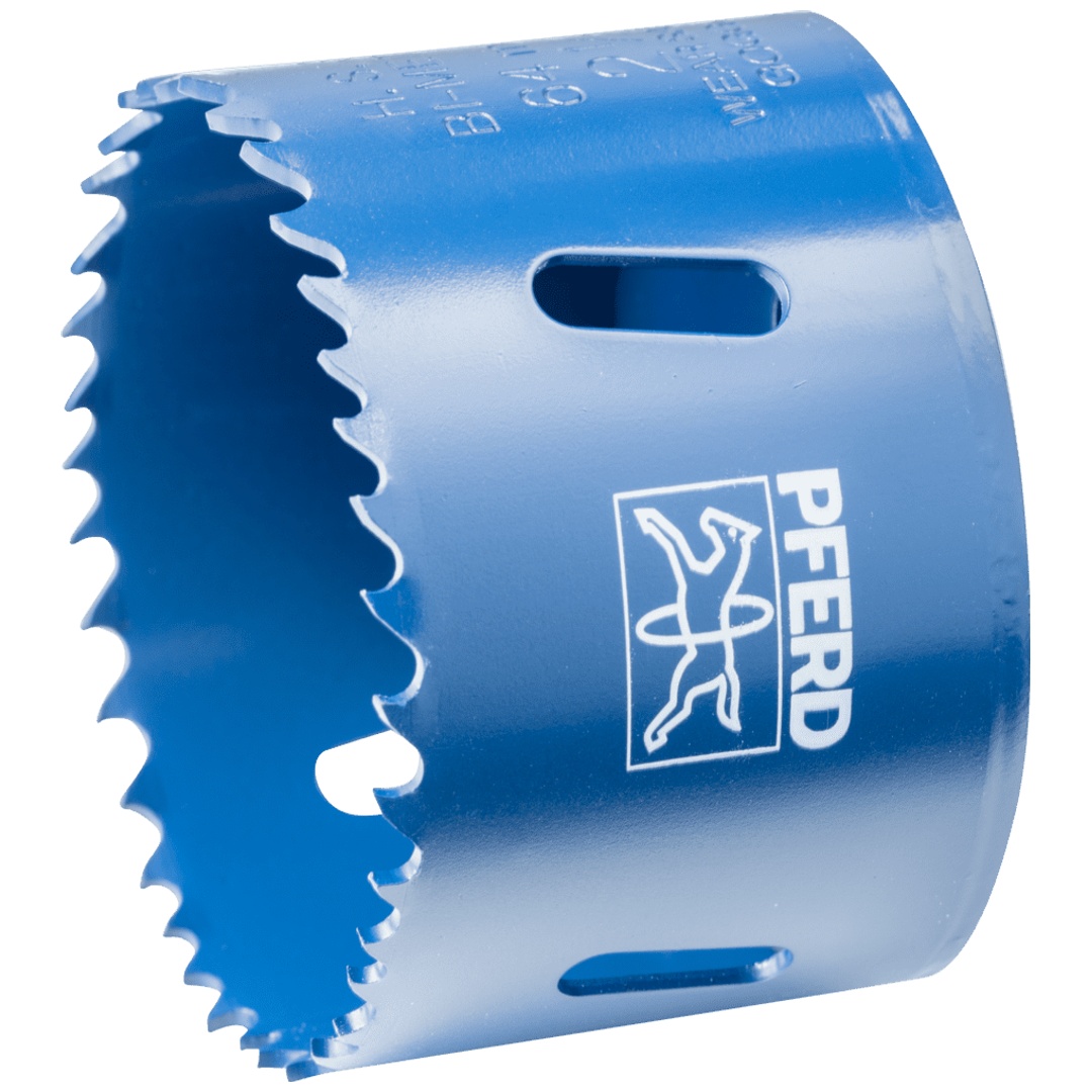 PFERD TOOLS Bi-Metall Lochsäge Co8/M42 Ø 64 mm Schnitttiefe 31 mm für Stahl, Edelstahl, Blech, Holz