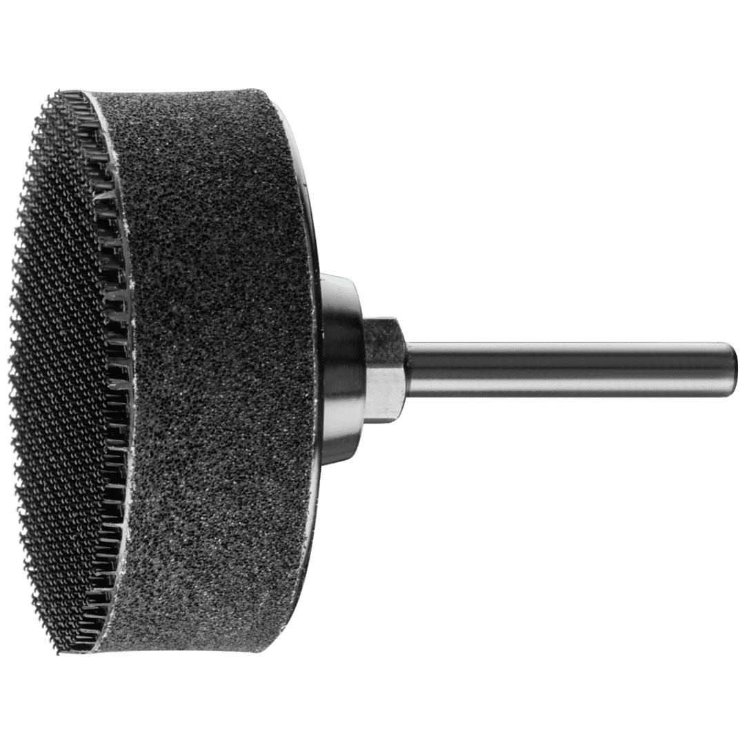 PFERD TOOLS POLINOX Halter für Vlies Marmorierronden Kletthaftend Ø 60mm Schaft-Ø 6 mm