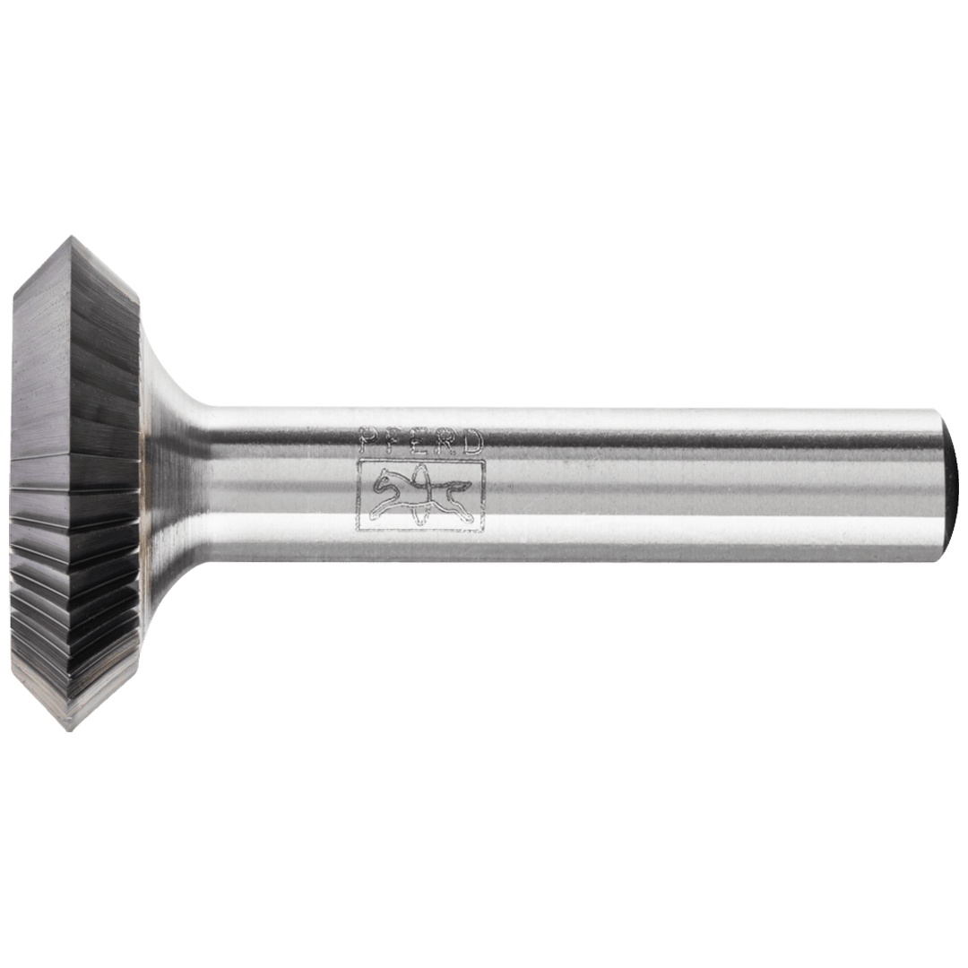 PFERD TOOLS Hartmetall Frässtift Scheibenform N Ø 25x06 mm Schaft-Ø 8 mm Z3 universal mittel
