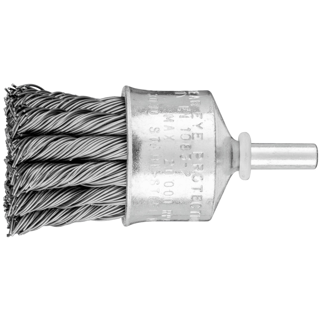 PFERD TOOLS POS Pinselbürste gezopft PBG Ø30mm Schaft-Ø6 mm Stahl-Draht-Ø0,50