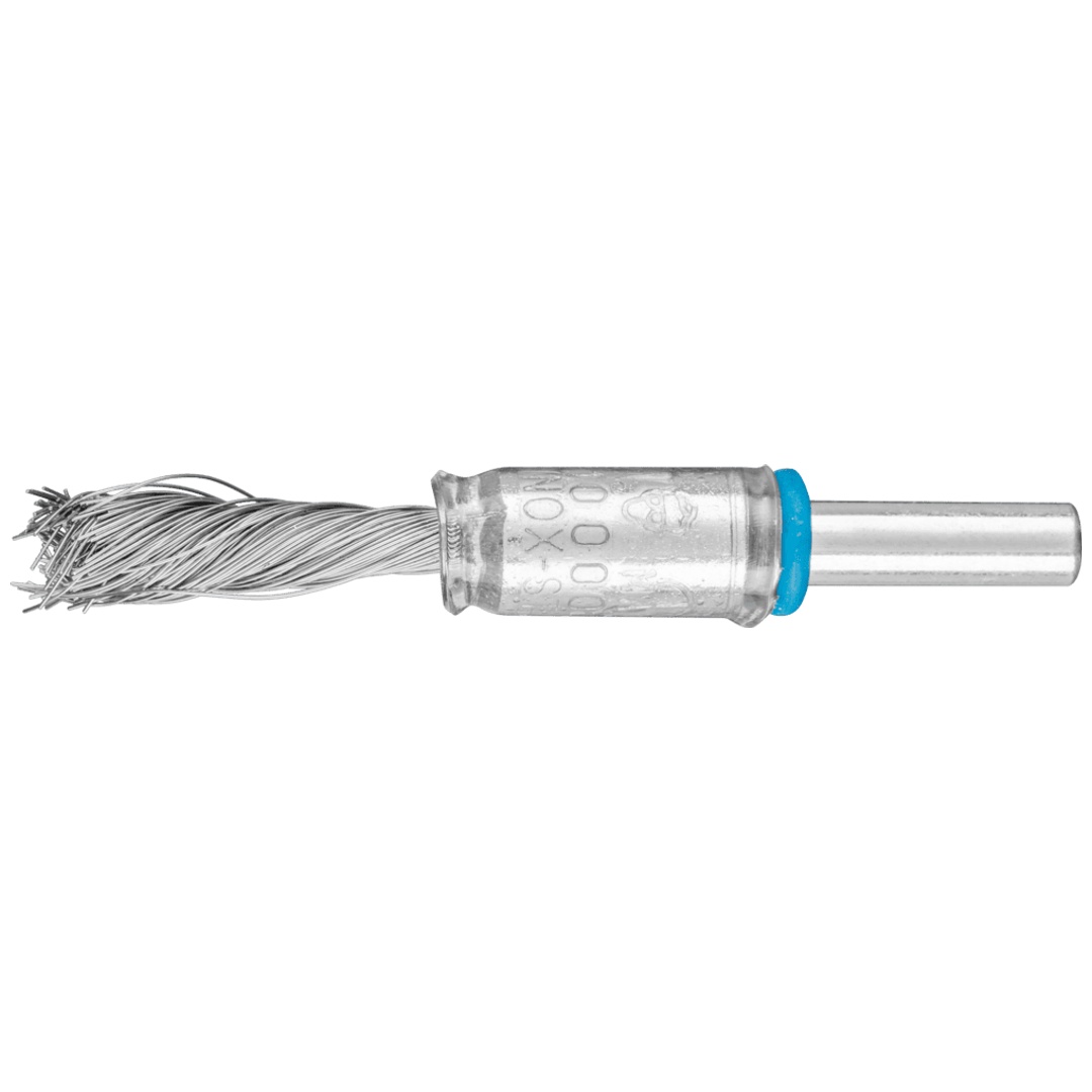 PFERD TOOLS SINGLETWIST Pinselbürste gezopft PBGS Ø10mm Schaft-Ø6 mm Edelstahl-Draht-Ø0,20 (10)