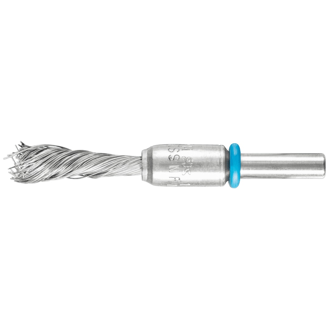 PFERD TOOLS SINGLETWIST Pinselbürste gezopft PBGS Ø10mm Schaft-Ø6 mm Edelstahl-Draht-Ø0,50