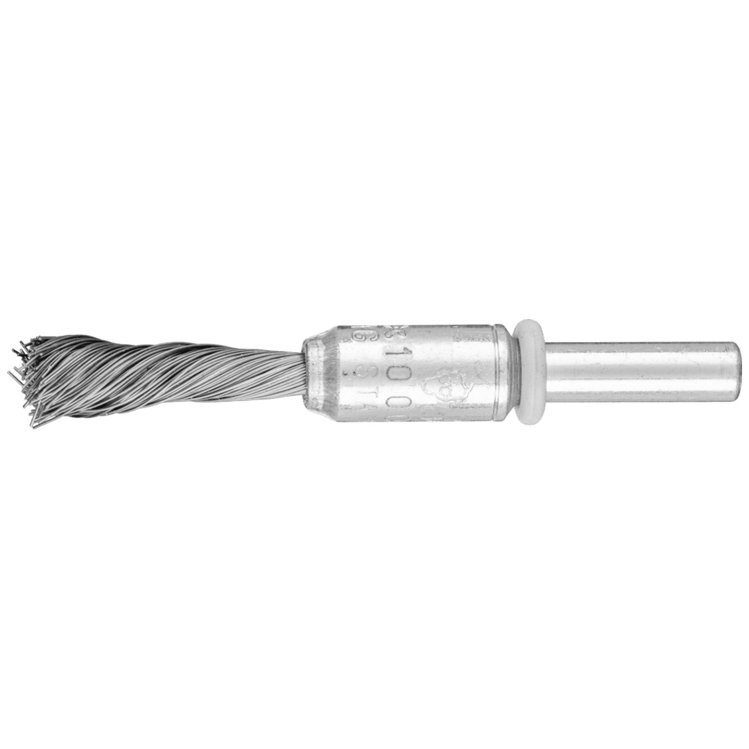 PFERD TOOLS SINGLETWIST Pinselbürste gezopft PBGS Ø10mm Schaft-Ø6 mm Stahl-Draht-Ø0,20