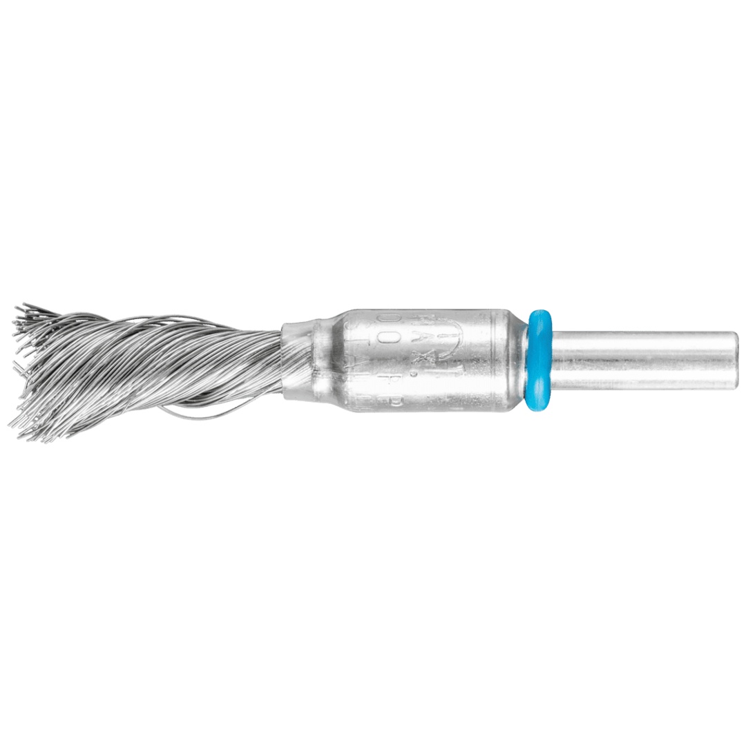 PFERD TOOLS SINGLETWIST Pinselbürste gezopft PBGS Ø12 mm Schaft-Ø6 mm Edelstahl-Draht-Ø0,20