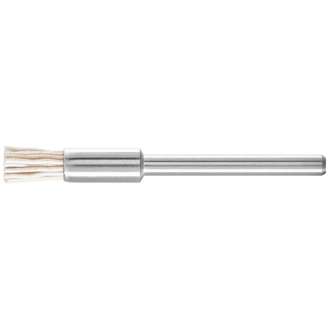 PFERD TOOLS Miniatur-Pinselbürste PBU Ø 5 mm Schaft-Ø 3 mm Aluminium-Oxid-Filament-Ø 0,50mm Korn 320