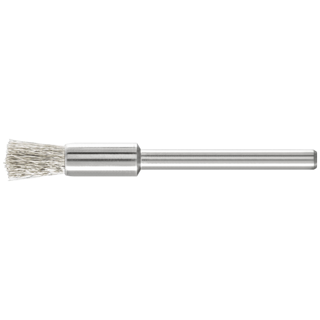 PFERD TOOLS Miniatur-Pinselbürste PBU Ø5 mm Schaft-Ø3 mm Edelstahl-Draht-Ø0,10